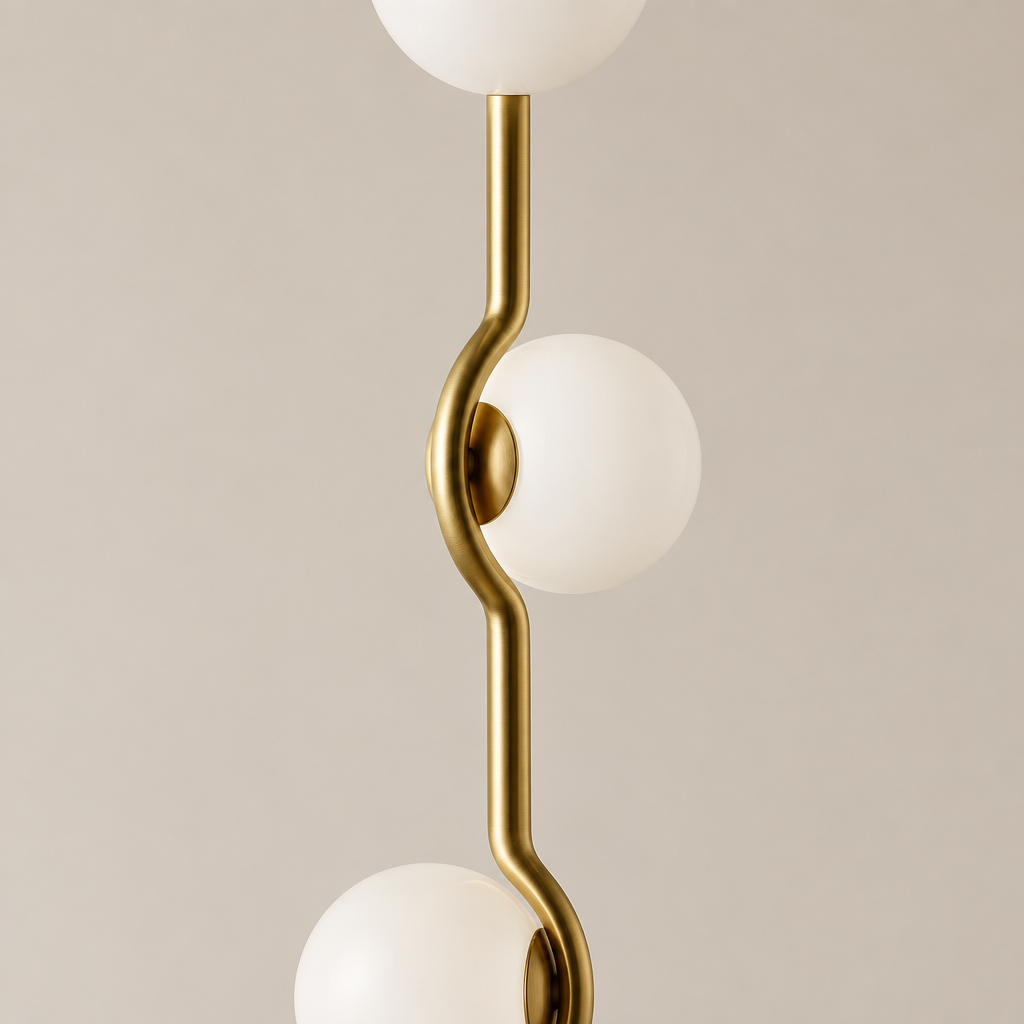 Modern Glass Ball Led Ceiling Chandelier Black Gold for Bedroom Living Dining Room Table Pendant Lamp Lusters Luminaire Lighting – gold  3heads – metal frame and globe cradle detail