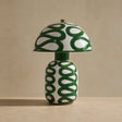 Green mushroom lamp generated product photo 1