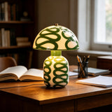 Green mushroom lamp generated product photo 5