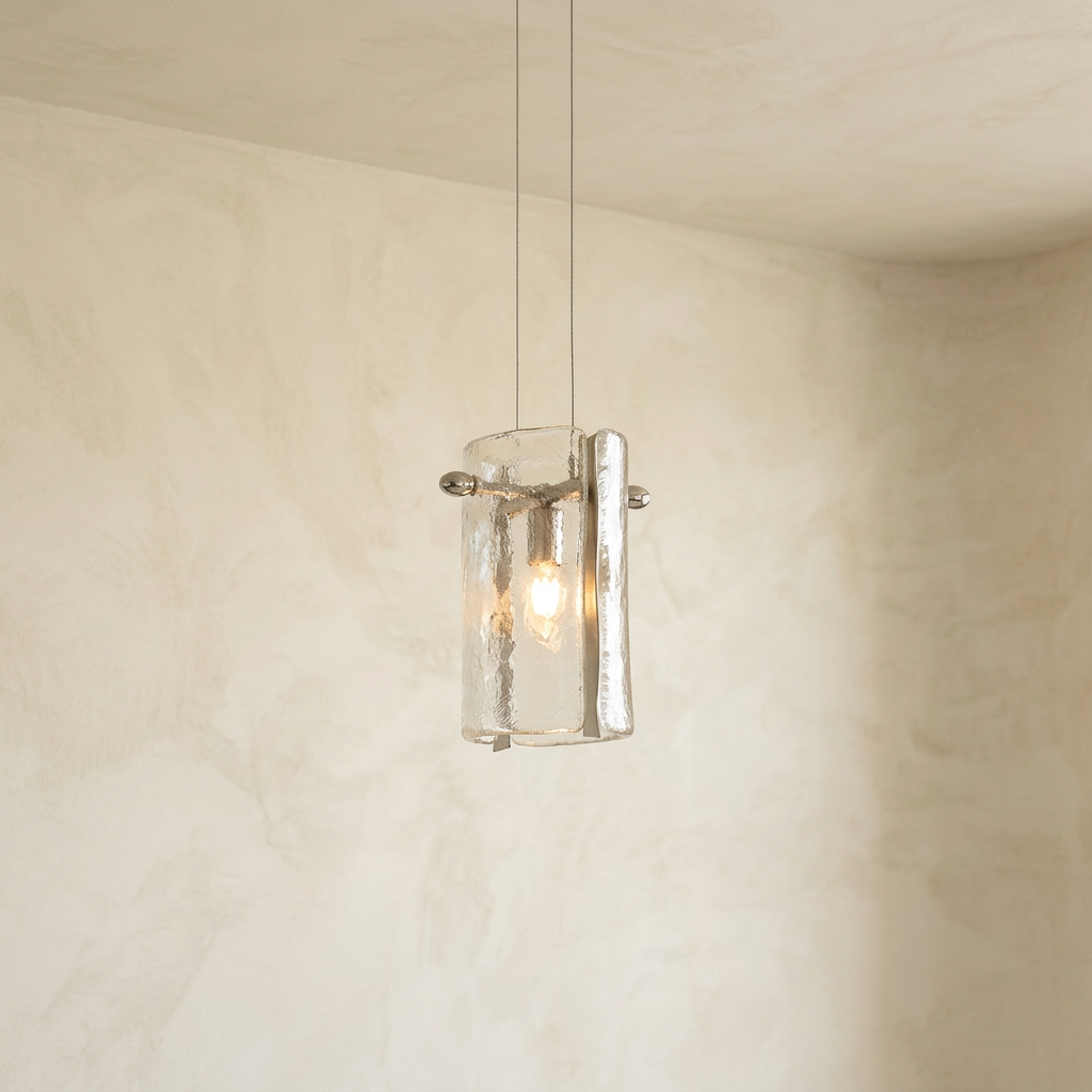 Handmade Glass Pendant Light - clean premium background