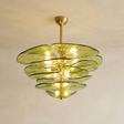 LustraVitra Green Ceiling Chandelier - clean premium background