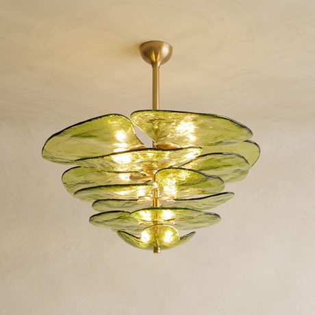 LustraVitra Green Ceiling Chandelier - clean premium background