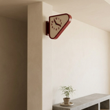 Double Sided Corner Wall Clock - living room corner placement