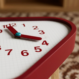 Double Sided Corner Wall Clock - dial and frame close-up