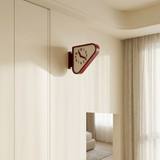 Double Sided Corner Wall Clock - bedroom corner placement