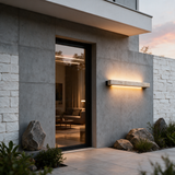 Tavra Cave Stone Linear Wall Light