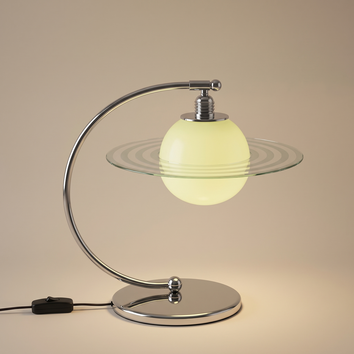 Orbia Bauhaus Glass Table Lamp
