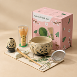 Hanae 8-Piece Cherry Blossom Matcha Set