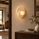 Orlaya Natural Stone Globe Wall Light
