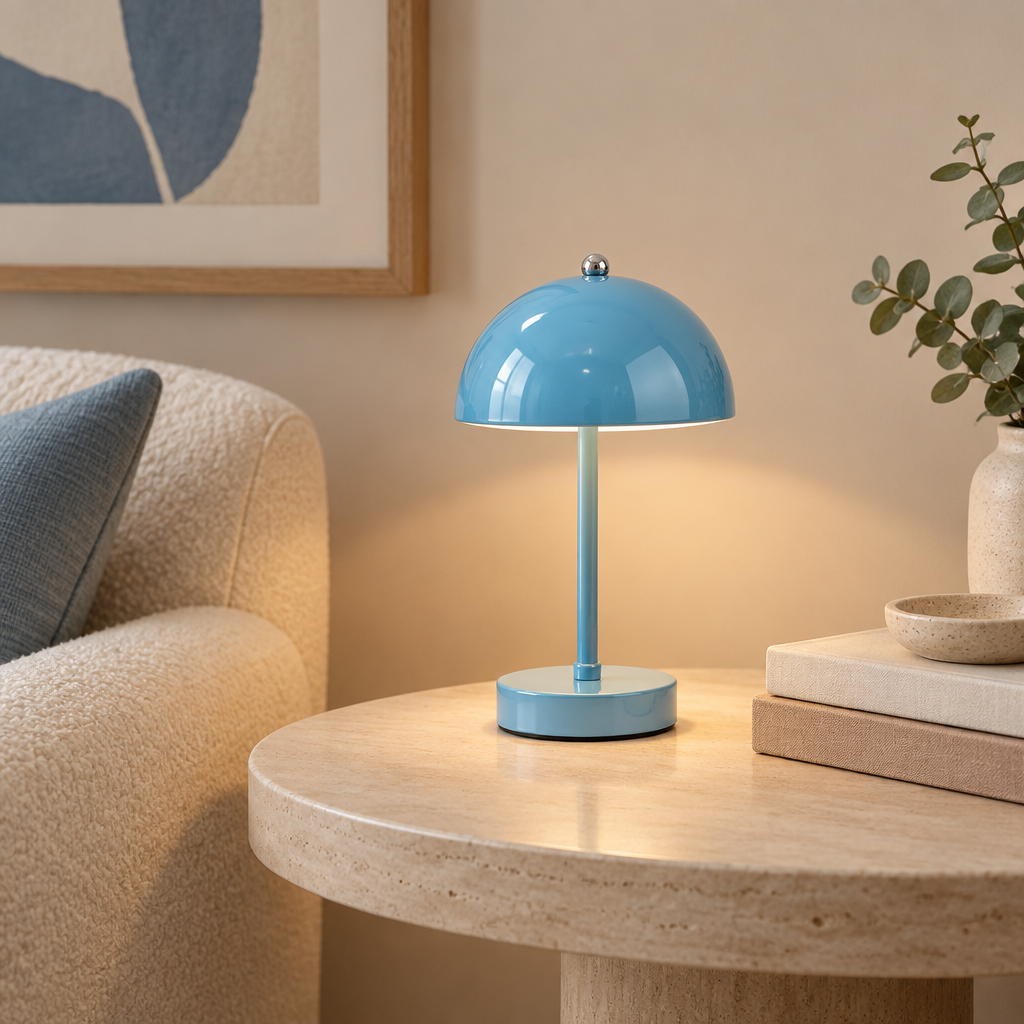 Lumae Rechargeable Mushroom Table Lamp