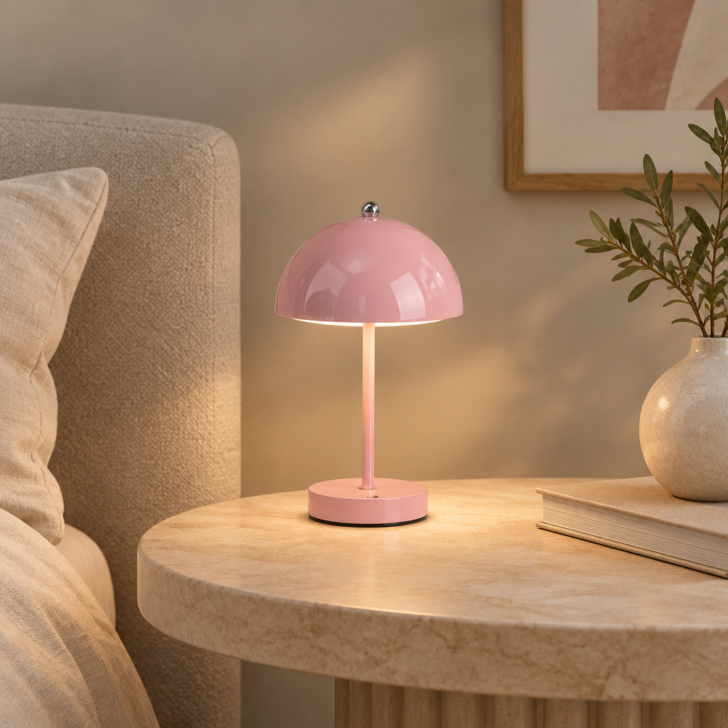 Lumae Rechargeable Mushroom Table Lamp