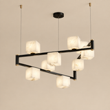 Revena Marble & Copper Chandelier