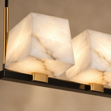 Revena Marble & Copper Chandelier