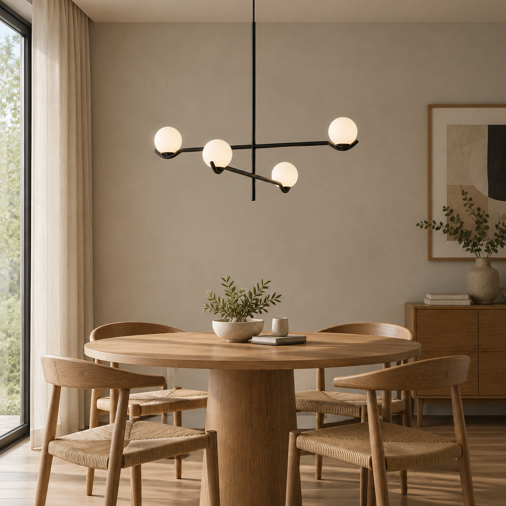 Celora 4 & 6-Globe Glass Pendant Light