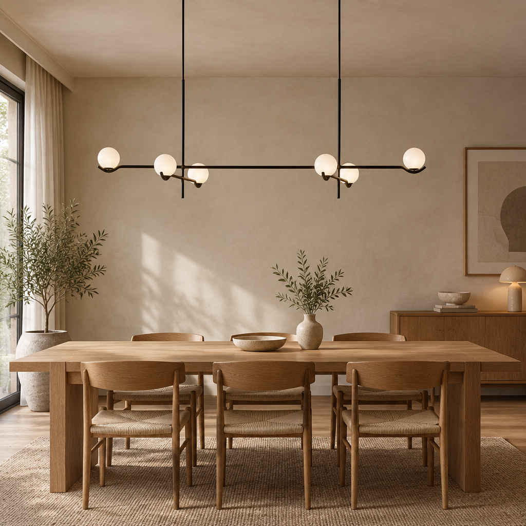 Celora 4 & 6-Globe Glass Pendant Light