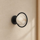 Caldris Marble Halo Wall Light
