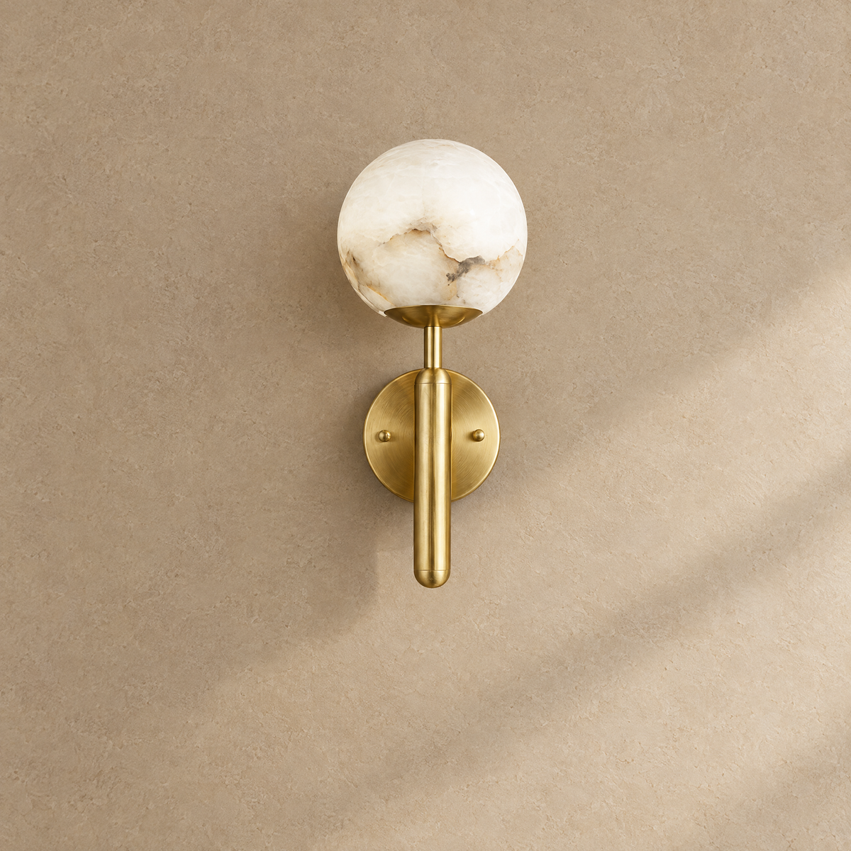 Selvara Marble Globe Wall Light