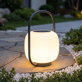 Luminous Solar LED Outdoor Floor Lamp – 35 × 52 cm – base and finish close detail