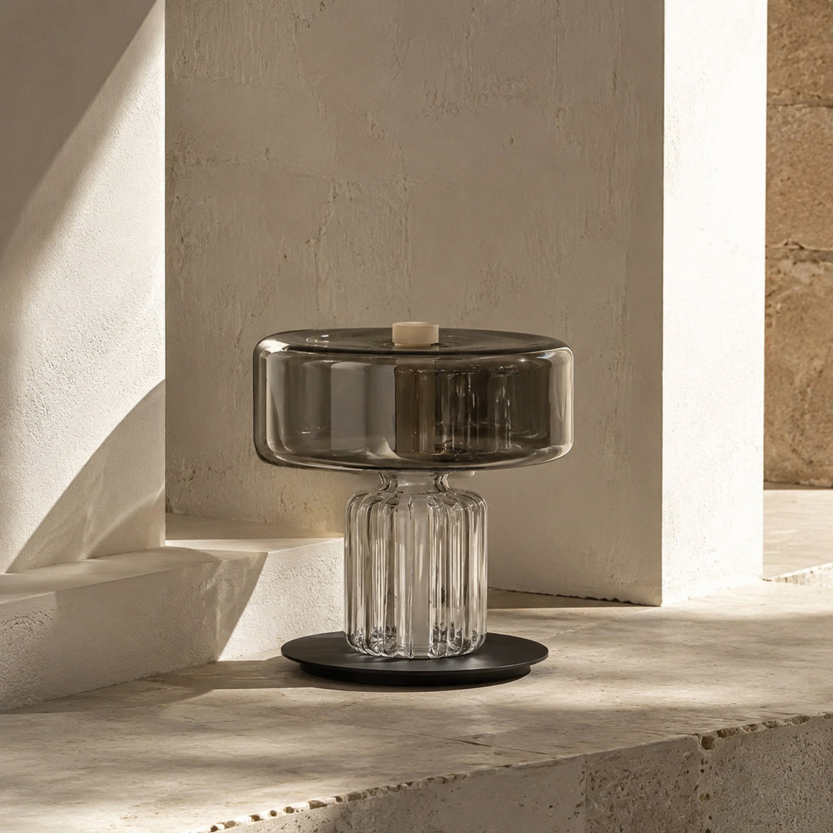 Postmodern glass desk lamp generated product photo 3