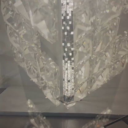 Auralis Crystella Floor Lamp – Modern LED Tower Light