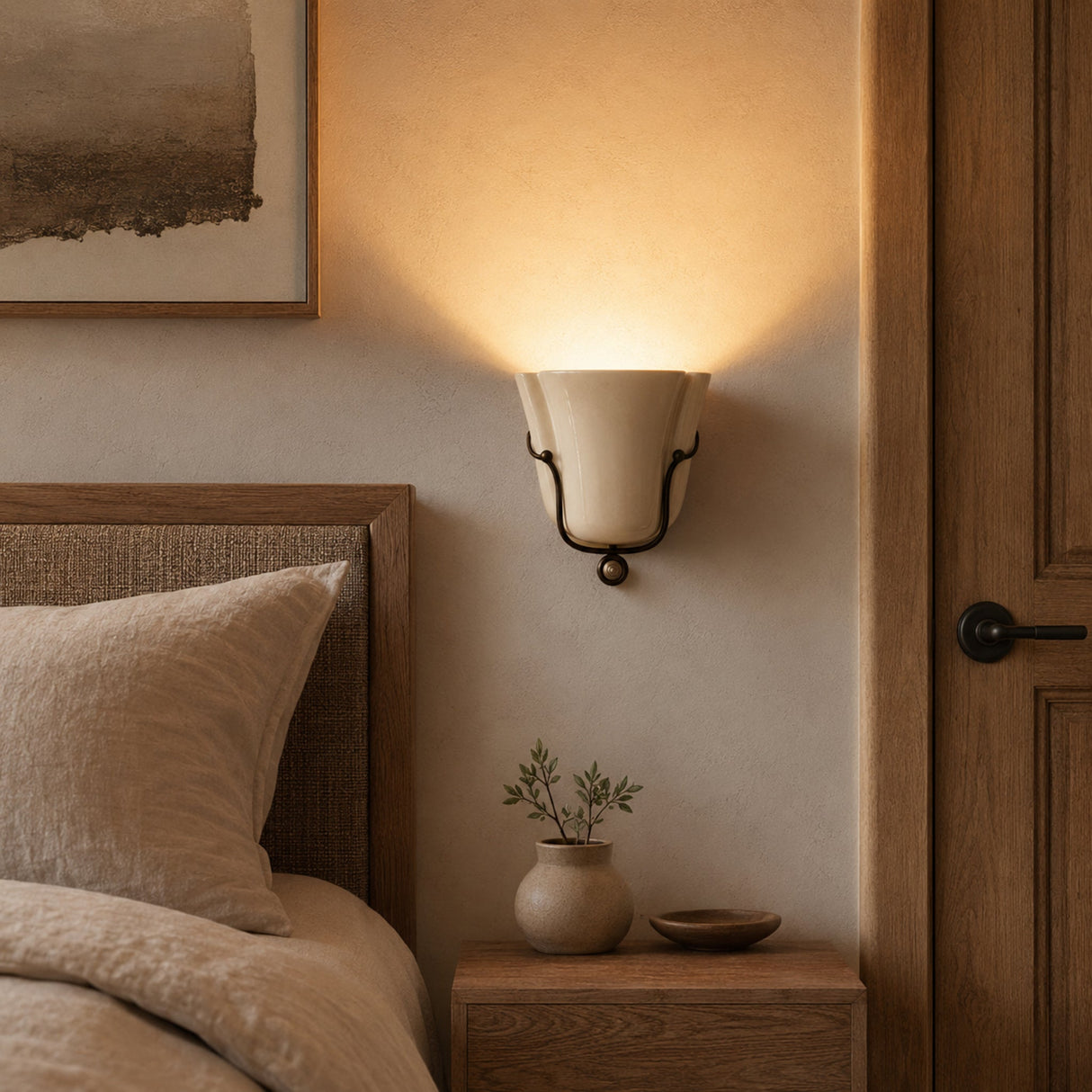 Retro ceramic wall lamp generated product photo 10