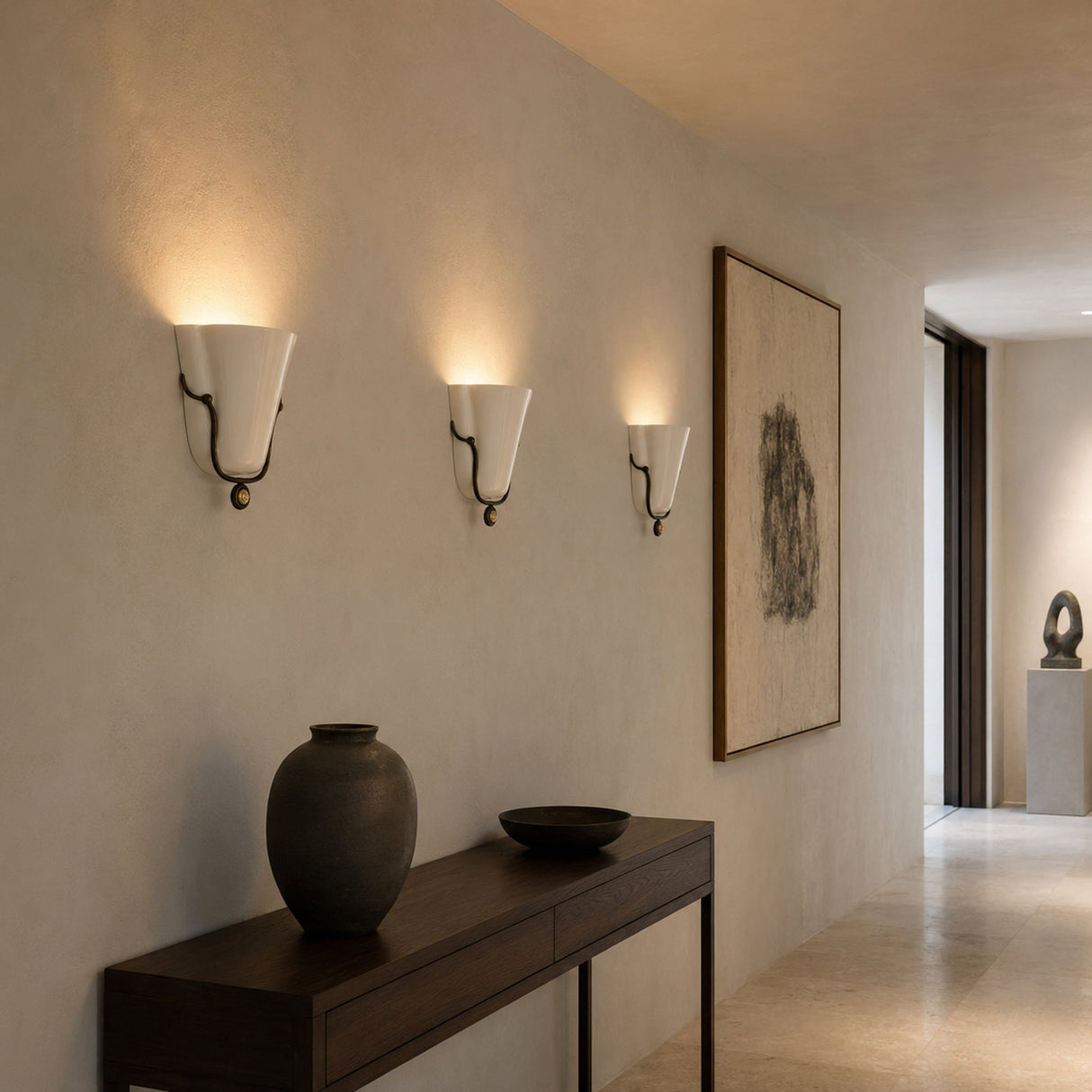 Retro ceramic wall lamp generated product photo 11