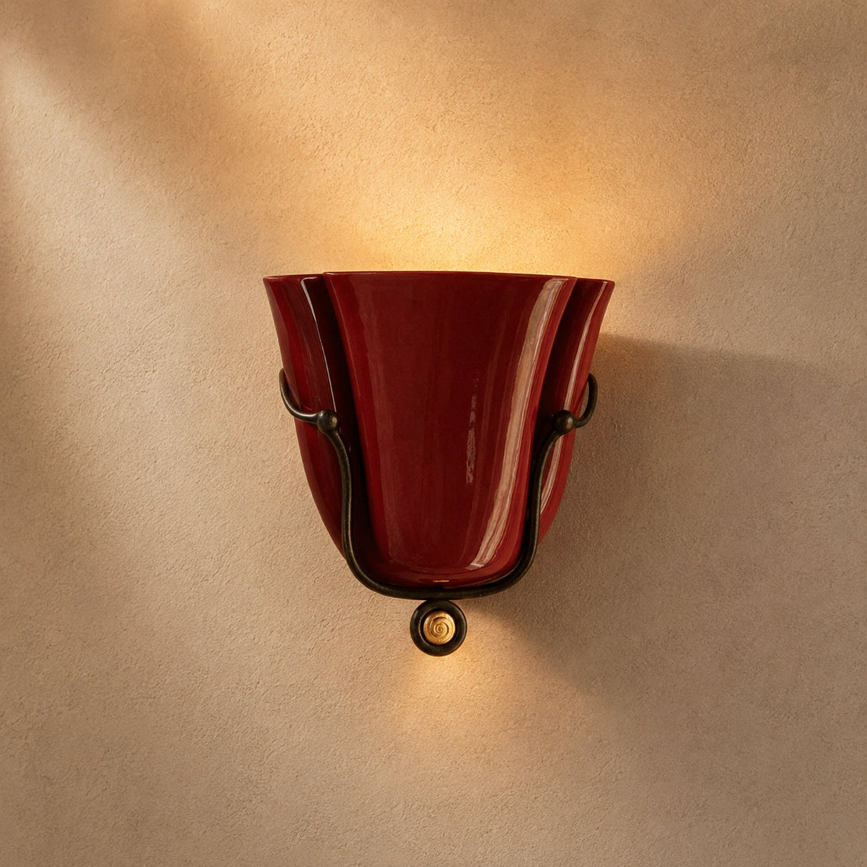 Retro ceramic wall lamp generated product photo 1