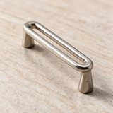 Close-up of Santaya 63578-23-NB PVD nickel-silver brass furniture handle detail